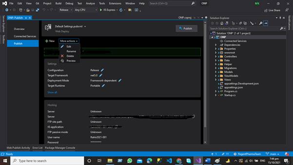 How To Deploy ASP.NET Core 5 WebAPI Website On Server Using Visual Studio 2019